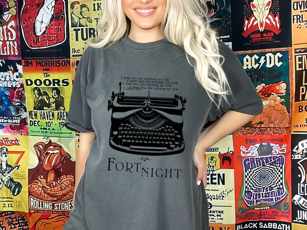 Tortured Poet Shirt, Fortnight Shirt, Comfort Colors Swift Shirt, I Love You It's Ruining My Life, Swiftie Gift, TTPD Shirt, Tortured Poet.jpg