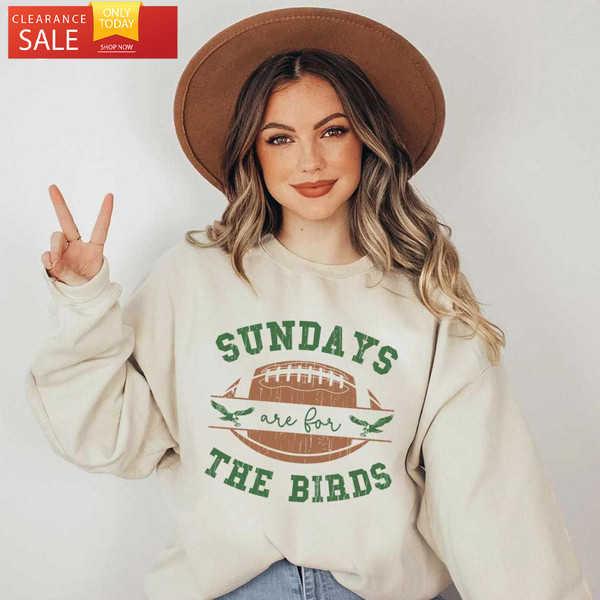 Sundays are for the Birds Shirt Phillies Hoodie - Happy Place for Music Lovers.jpg