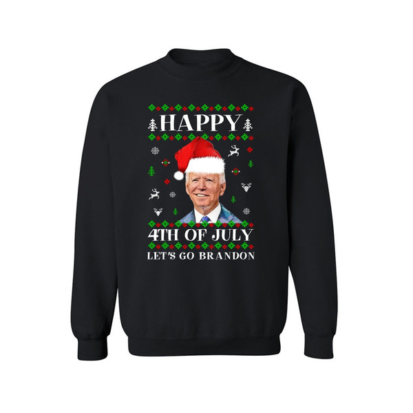 Santa Joe Biden Christmas Sweatshirt, Funny Happy 4th of July Unisex Sweatshirt, Santa Joe Biden Sweatshirt, Christmas Sweatshirt - 1008.jpg