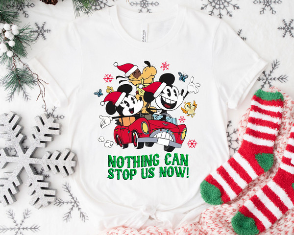 Mickey Minnie Nothing Can Stop Us Now Merry Christmas Disneyland Trip Shirt Family Matching Walt Disney World Shirt Gift Ideas Men Women.jpg