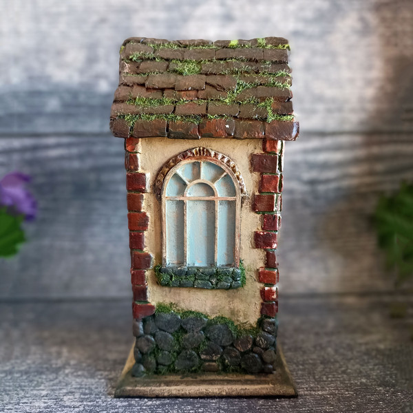 Tea House, Little Fairy Castle, Tea box, Small wooden tea house, Handmade items 2 (6).jpg