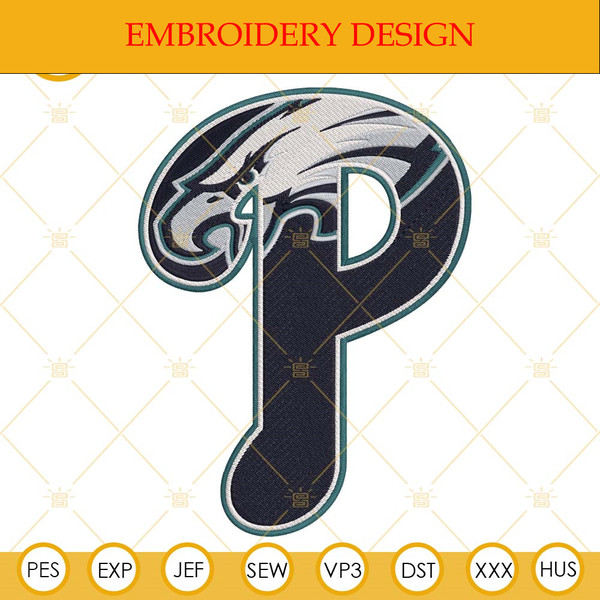 Eagles Embroidery Designs, Philadelphia P Embroidery Files.jpg