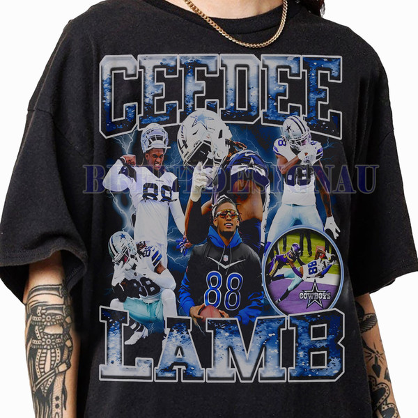 Limited CeeDee Lamb Vintage 90s Graphic T-Shirt, CeeDee Lamb Youth TShirt, CeeDee Lamb Graphic American Football Tees Gift For Women and Man 1.jpg