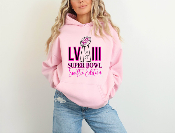 2024 Super Bowl Swiftie Edition Sweatshirt,Swiftie Bowl,Cute Super Bowl,Sunday Football Game,Halftime Tee,Game Day Football Shirt,TeamTaylor (2).jpg