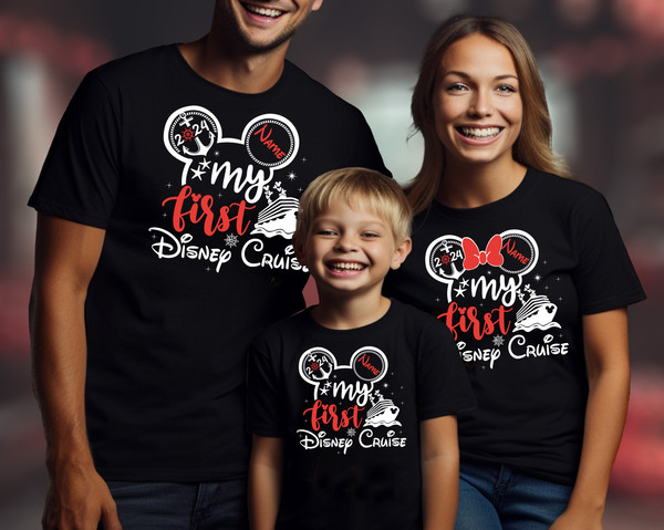 My First Disney Cruise Shirt, Mickey Minnie Couple Shirt, Disney Trip Shirt, Disney Family Cruise Shirt, Disney Trip Shirt, Disneyland Shirt.jpg