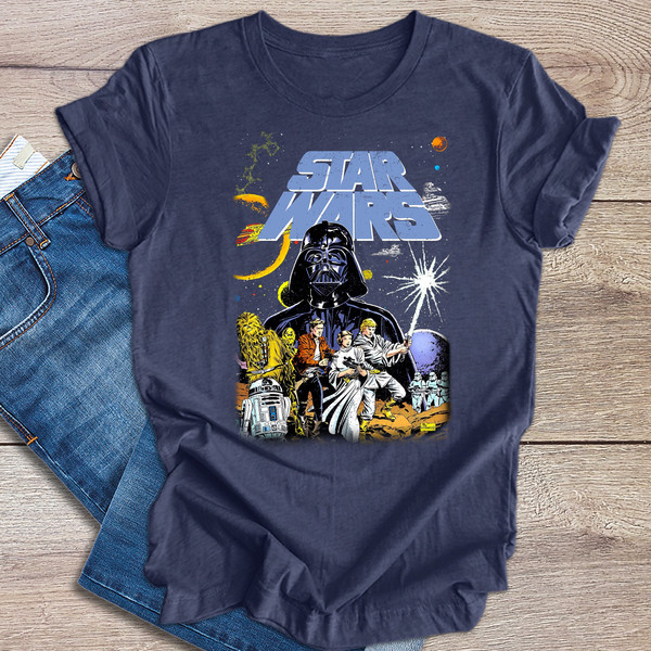 Retro Star Wars Shirt, Vintage Disney Star Wars Shirt, Star Wars Shirt, Star Wars A New Hope Faded, Disneyworld Shirt, Disneyland Trip Shirt.jpg