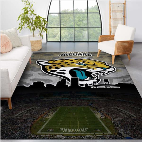 Jacksonville Jaguars NFL Rug Bedroom Rug Christmas Gift US Decor.jpg