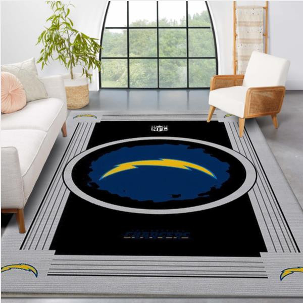 Los Angeles Chargers NFL Team Logo Area Rugs Living Room Carpet Floor Decor The US Decor.jpg