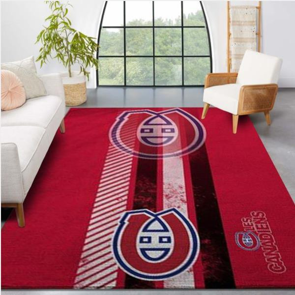 Montr Al Canadiens Nhl Team Logo Nice Gift Home Decor Rectangle Area Rug.jpg