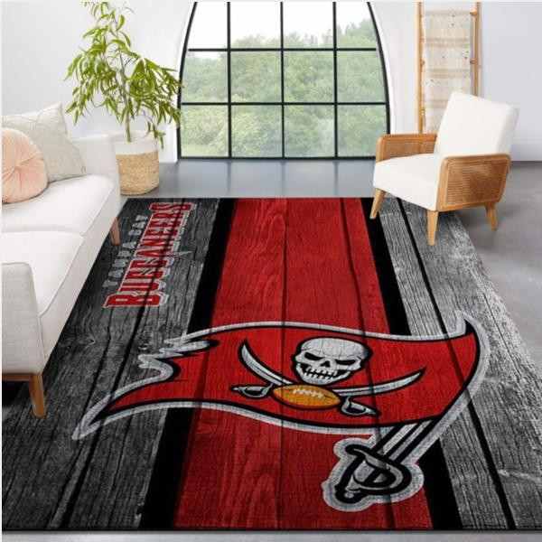 Tampa Bay Buccaneers Nfl Team Logo Wooden Style Style Nice Gift Home Decor Rectangle Area Rug.jpg