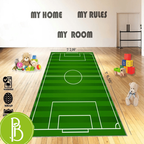 Football Play Rug Perfect Gift For Sports Fans Custom Hygienic Rug For Baby Room - Print My Rugs.jpg