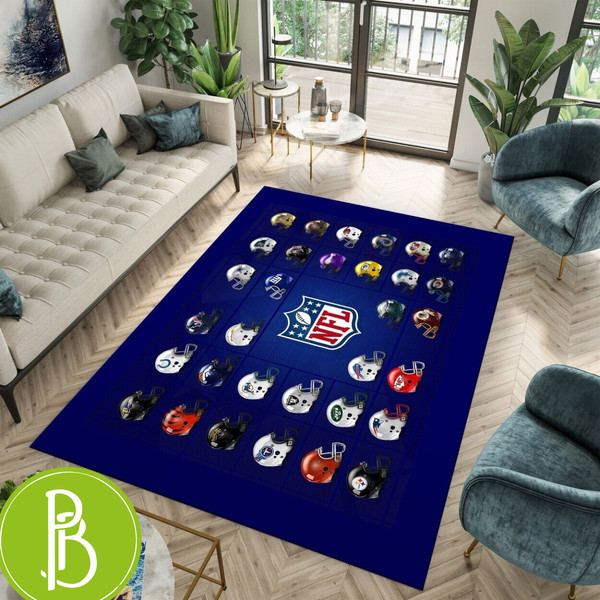 Football Rug Nonslip Decorative Carpet Living Room American Football - Print My Rugs.jpg