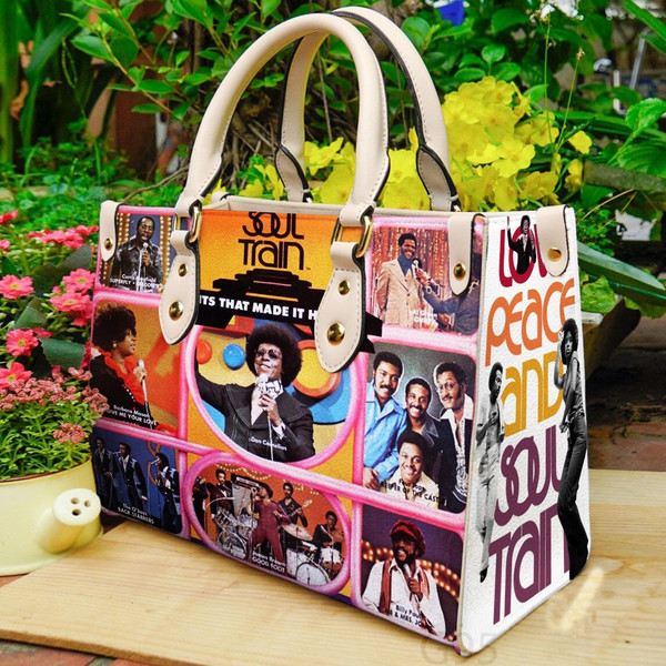 Soul train Women Leather HandBag,Soul train Music Bag,Soul train Fan Gift,PU Handbag,Gift For Fan,Custom Bag,Vintage Bags,Woman Shoulder.jpg