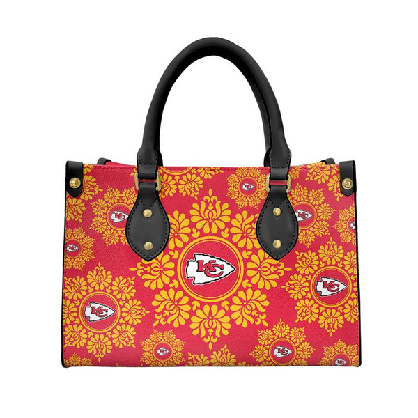 Kansas City Chiefs Ornamental Round Pattern Limited Edition Fashion Lady Handbag New042410 - ChiefsFam 1.jpg
