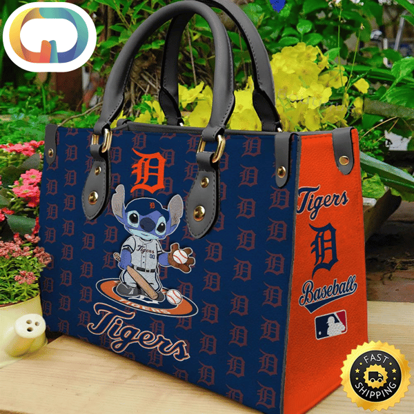 Detroit Tigers Stitch Women Leather Hand Bag.jpg