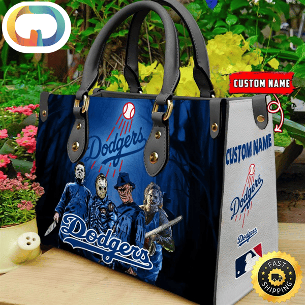Los Angeles Dodgers MLB Halloween Women Leather Hand Bag.jpg
