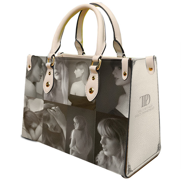 The Tortured Poets Department Taylor Swift Spotify Leather Hand Bag.jpg