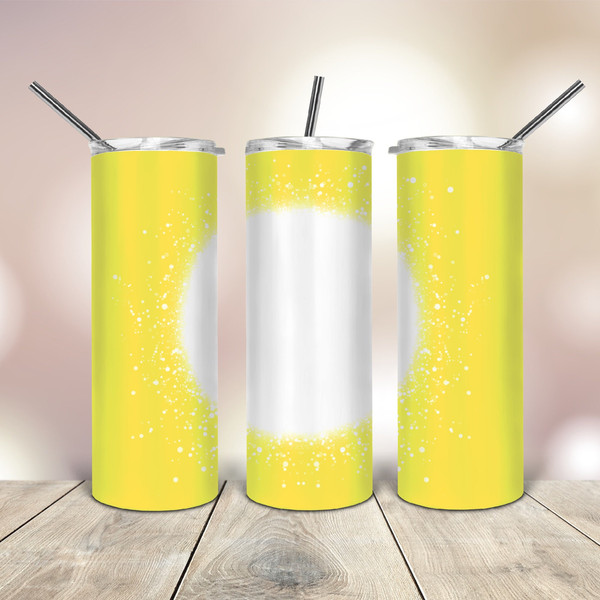 20 Oz skinny Tumbler Yellow White Design wrap tapered straight template digital download sublimation graphics  instant download  sublimation.jpg