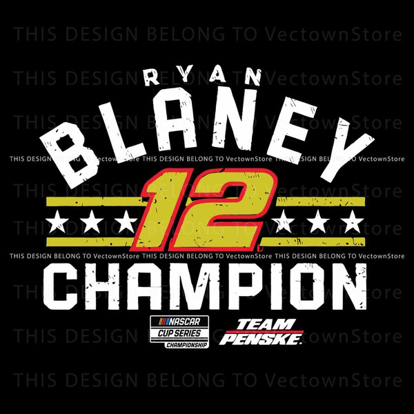 Ryan Blaney Team Penske NASCAR Cup Series Champion SVG.jpg