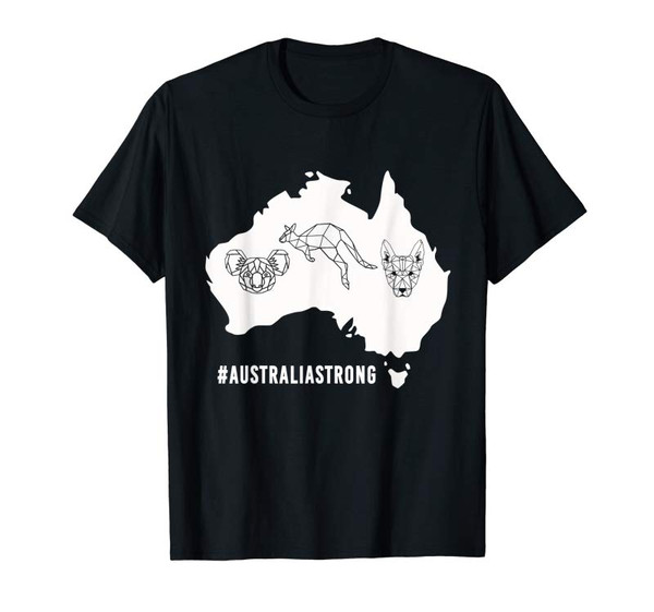 Buy Australia Koala Strong Pray Rescue Australian Animals Help T-Shirt - Tees.Design.png