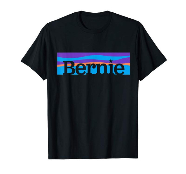 Buy Bernie 2020 Tee In Purple Blue And Orange T-Shirt - Tees.Design.png