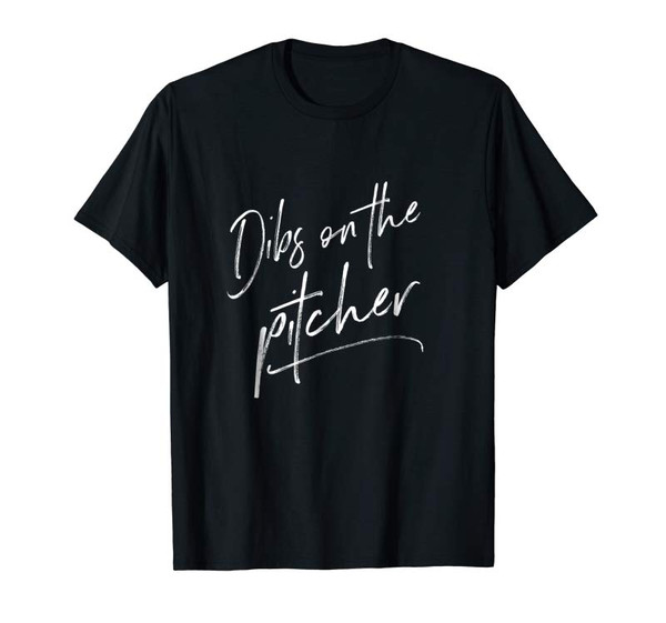 Buy Dibs On The Pitcher Shirt Baseball Girlfriend TShirt Gifts - Tees.Design.png