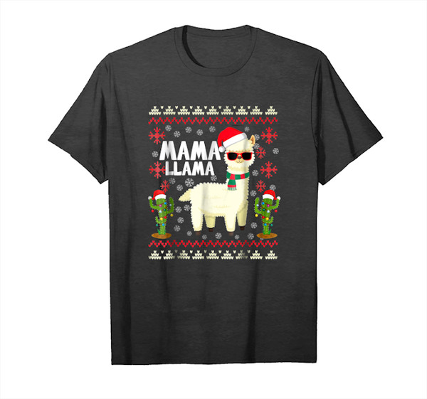 Buy Fa La La Llama Mama Shirt Cute Llama Christmas Shirt Unisex T-Shirt - Tees.Design.png