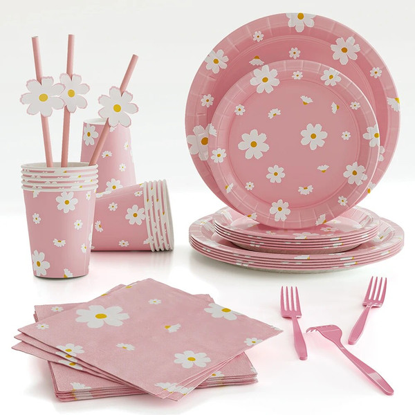 1KPgDaisy-Theme-Birthday-Party-Decor-Pink-Disposable-Tableware-Daisy-Paper-Plate-Napkin-for-Baby-Shower-Birthday.jpg