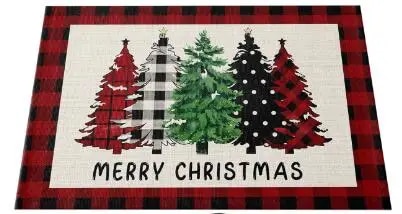 bs7pNEW-linen-Christmas-Faceless-Gnome-Printed-table-place-mat-pad-Cloth-placemat-coaster-kitchen-Table-decoration.jpg