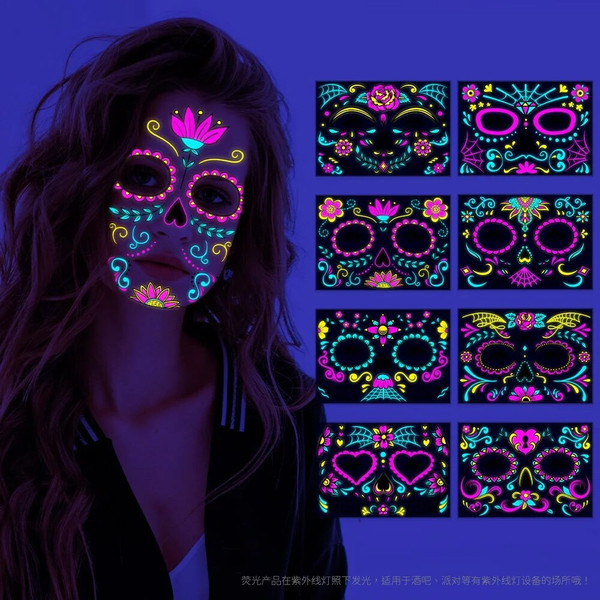 txbQSugar-Skull-Stickers-Halloween-Decor-UV-Glow-Neon-Temporary-Tattoos-Luminous-Day-of-The-Dead-Full.jpg