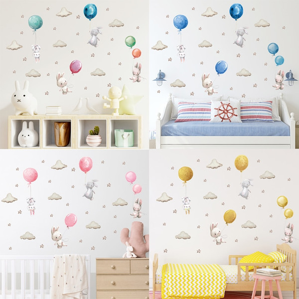QZJPWatercolor-Pink-Balloon-Bunny-Cloud-Wall-Stickers-for-Kids-Room-Baby-Nursery-Room-Decoration-Wall-Decals.jpg