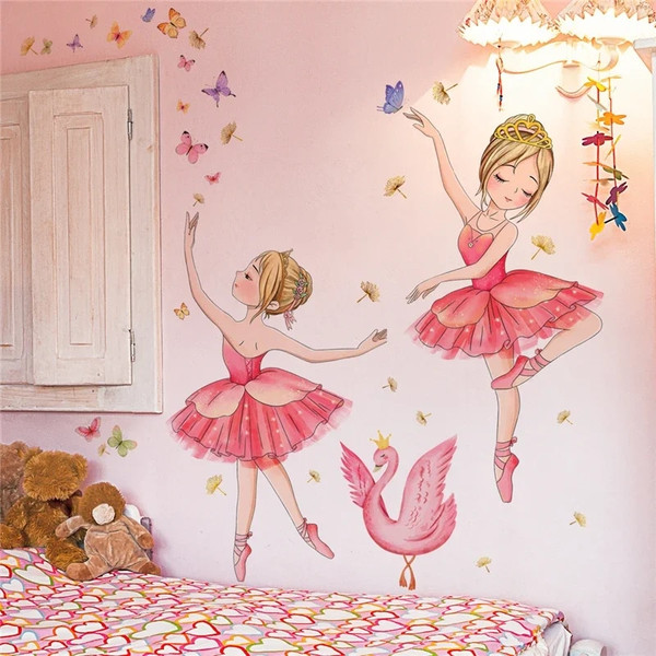 EYirPrincess-and-Swan-Wall-Stickers-for-Kids-Rooms-Girls-Cute-Ballet-Dancer-Flower-Butterfly-Wallpaper-Nursery.jpg