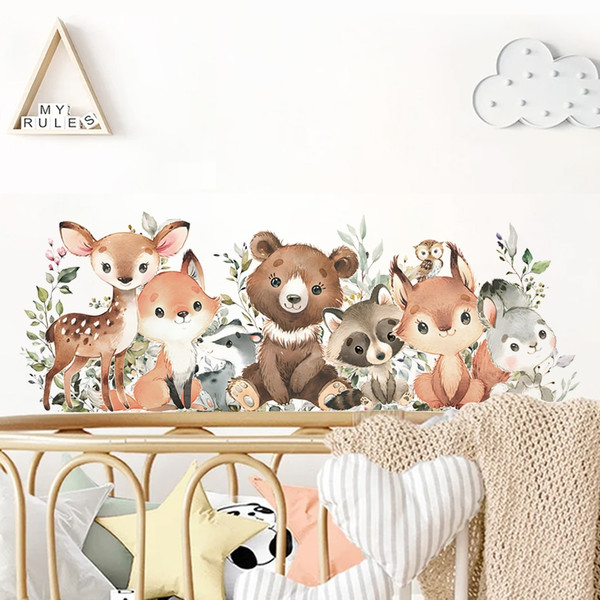 u8F4Forest-Animals-Cartoon-Bear-Deer-Rabbit-Watercolor-Wall-Stickers-for-Nursery-Kids-Rooms-Boys-Baby-Room.jpg