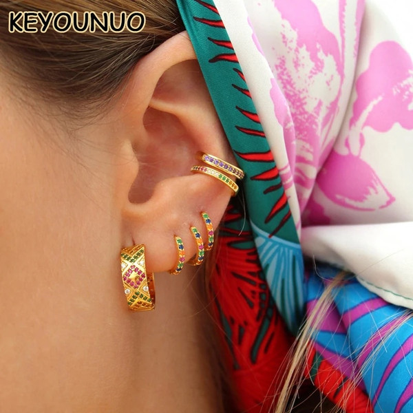 wrKDKEYOUNUO-Gold-Filled-Stud-Earrings-Set-For-Women-Ear-Cuffs-Colorful-Zircon-Dangle-Hoop-Earrings-Fashion.jpg