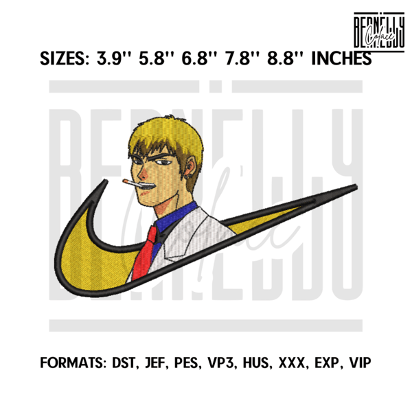 Teacher Onizuka Embroidery Design File, Great Teacher Onizuka Anime Embroidery Design, Anime Pes Design Brother.png