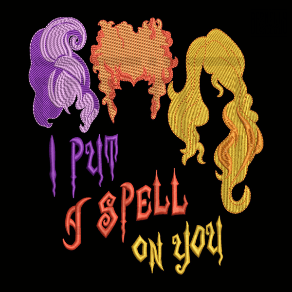 I Smell Children Embroidery Design, Cute Witch Sanderson Sisters Embroidery Design, Halloween Horror Machine Embroidery Files.jpg