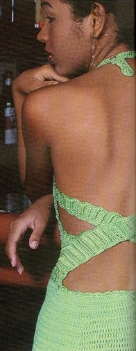 Digital  Vintage Crochet Pattern Dress Verde Claro  Summer Dress, Evening Dress, Beach Dress  Spanish PDF Template (2).jpg