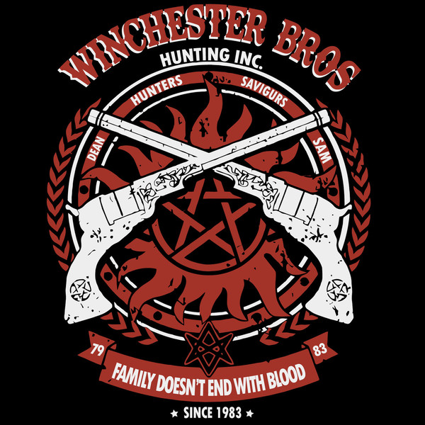 Winchester Bros Hunting Svg, Trending Svg, Supernatural Svg, Supernatural logo Svg, Winchester Brothers Svg, Cut.jpg