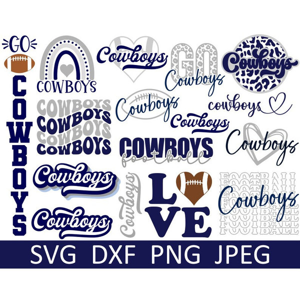 Football SVG Bundle, Football PNG, Wavy, Retro, Digital Download, Cut Files, Sublimation, Clipart (15 individual svgdxfpngjpeg files) 1.jpg