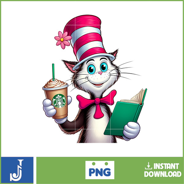 The cat in the pink hat Png, Cat In The Hat Png, Dr Seuss Hat Png, Green Eggs And Ham Png, Dr Seuss for Teachers Png (11).jpg