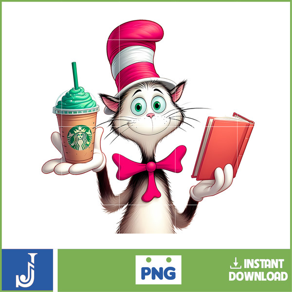 The cat in the pink hat Png, Cat In The Hat Png, Dr Seuss Hat Png, Green Eggs And Ham Png, Dr Seuss for Teachers Png (9).jpg