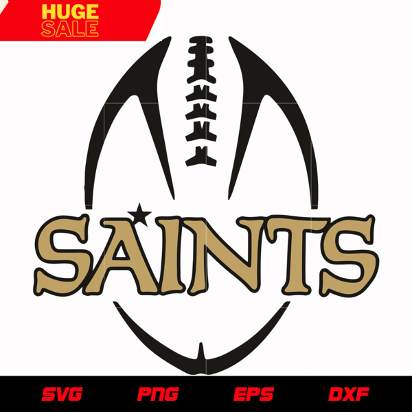 New Orleans Saints Ball svg, nfl svg, eps, dxf, png, digital file.jpg