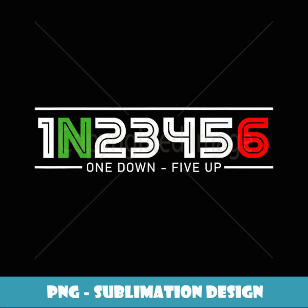 1N23456 Motorcycle Gear Shift Pattern Manual Transmission - Creative Sublimation PNG Download