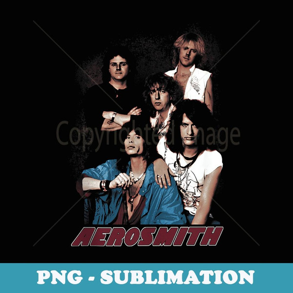 Aerosmith - Portrait - Unique Sublimation PNG Download