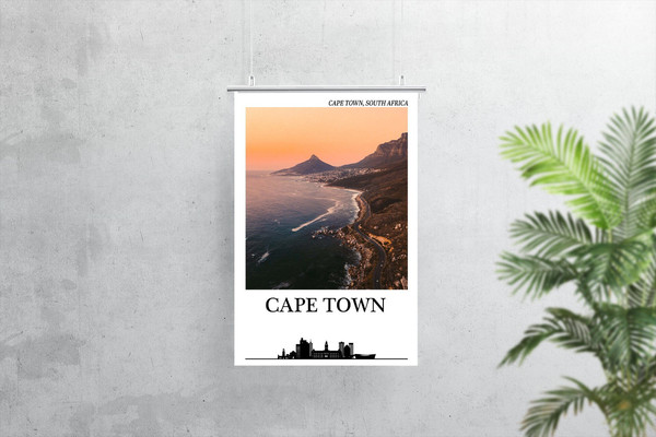 Cape Town poster  Cape town print south africa poster johannesburg travel poster south africa travel poster.jpg
