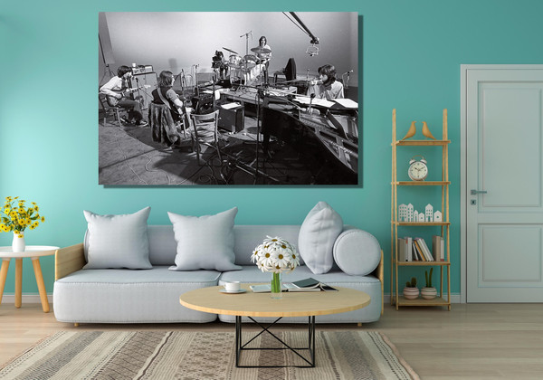 Beatles Ready To Hang Canvas, The Beatles Canvas Print Art, Music Band Wall Decor, 60s Music Canvas Wall Art, Band Decoration Wall Art Decor 1.jpg