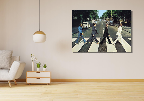 Beatles Ready To Hang Canvas, The Beatles Canvas Print Art, Music Band Wall Decor, 60s Music Canvas Wall Art, Band Decoration Wall Art Decor.jpg