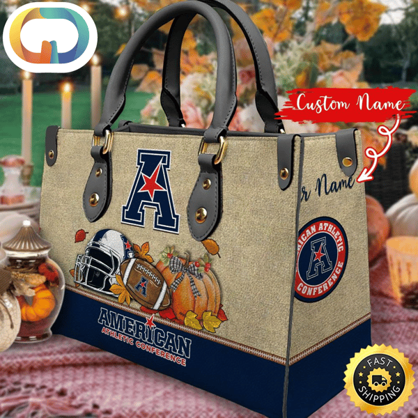 NCAA American Athletic Conference Autumn Women Leather Bag.jpg