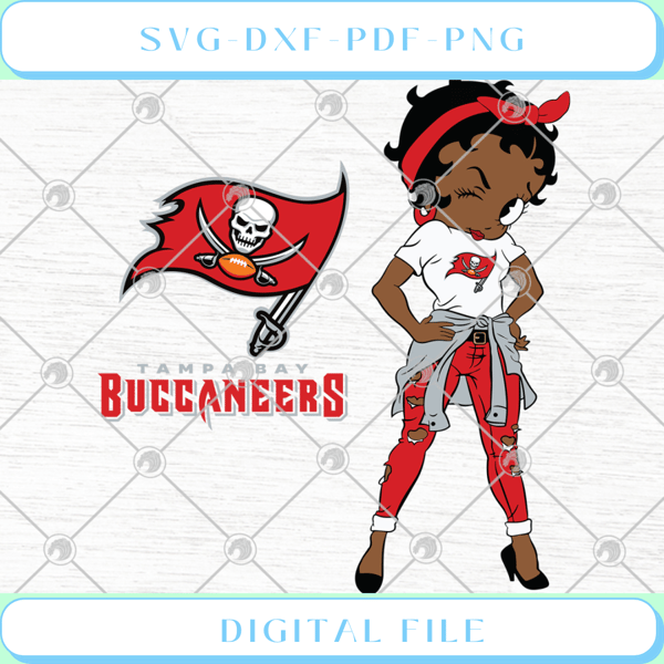 Betty Boop Tampa Bay Buccaneers SVG PNG EPS DXF .jpg