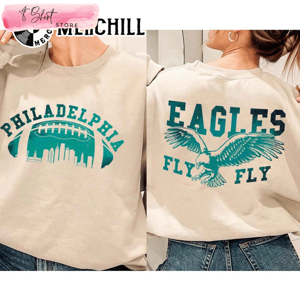 Philadelphia Football Sweatshirt Eagles Fly Fly - Happy Place for Music Lovers.jpg
